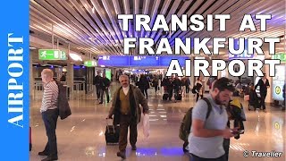 TRANSIT WALK AT FRANKFURT Airport FRA Terminal 1  Connection Flight Transfer Arriving amp Departing [upl. by Couchman]