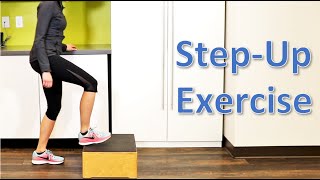 Step Up Exercise  Osteoarthritis Physiotherapy [upl. by Atiekal650]