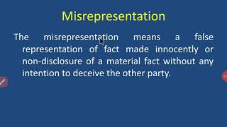 Misrepresentation [upl. by Marja]