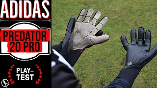 STRAPLESS ADIDAS Adidas Predator 20 Pro Goalkeeper Glove Review amp PlayTest [upl. by Irmina]